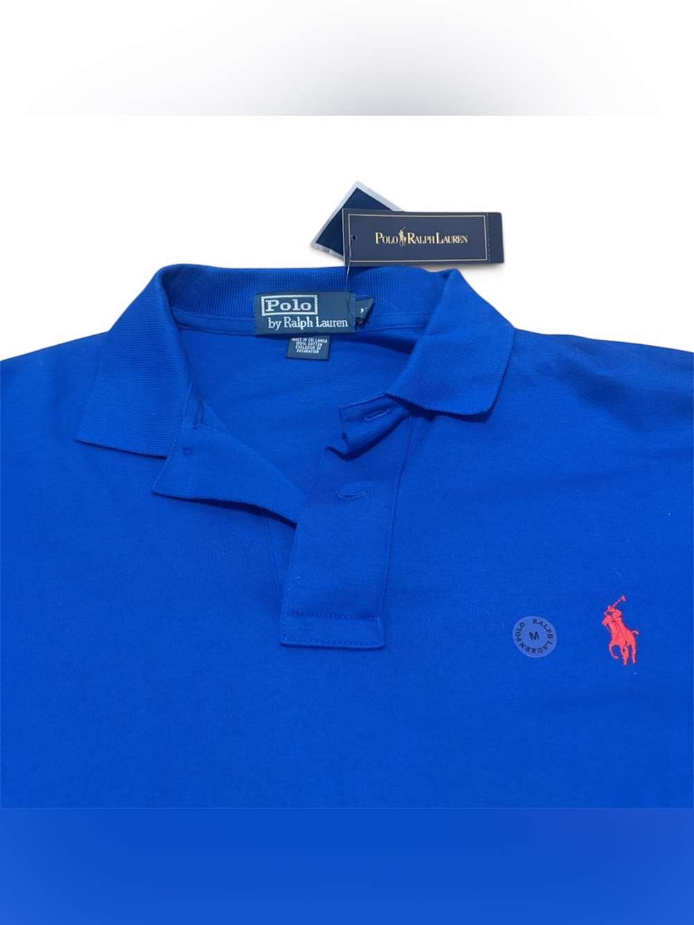 Polo Ralph Lauren Mens Classic Fit Polo Shirt Blue Short Sleeve M 710832748045